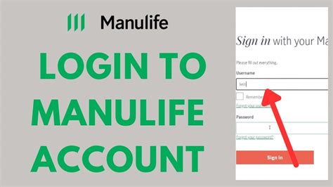 manulife login my account.